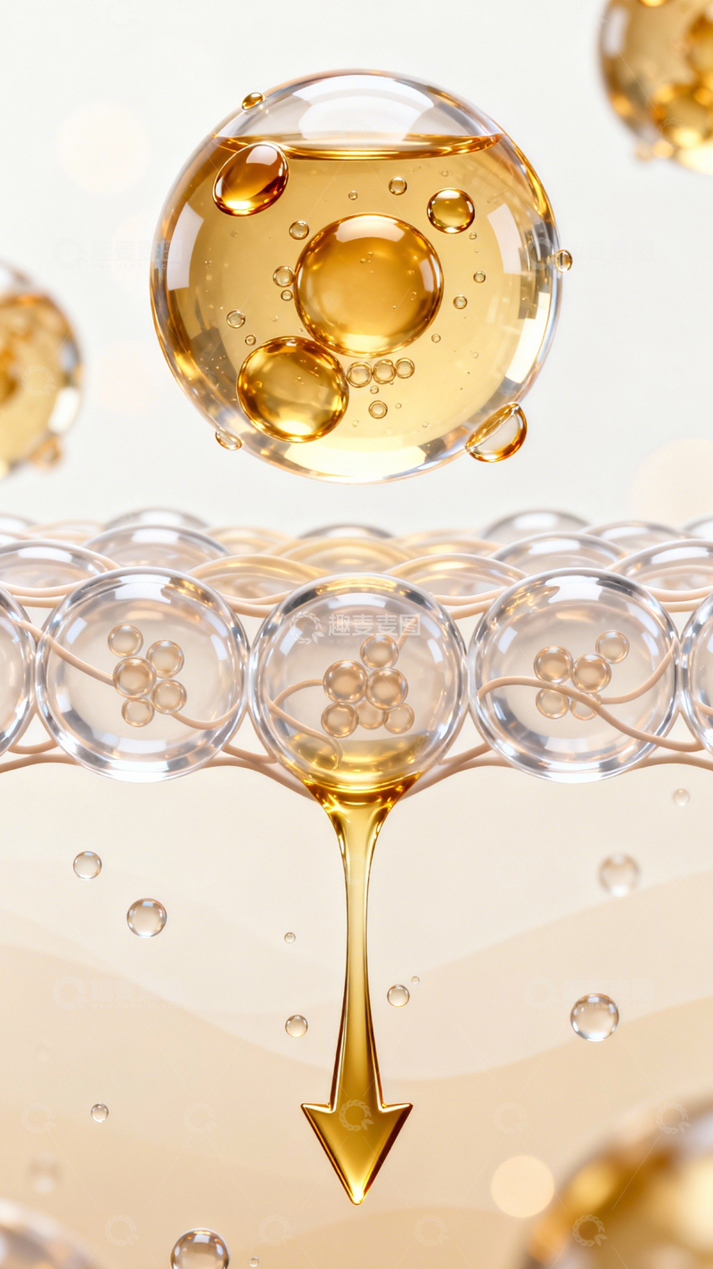 高清大图下载【趣麦麦图】晶球液滴梦幻科技1