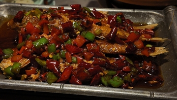 香辣烤鱼美味佳肴