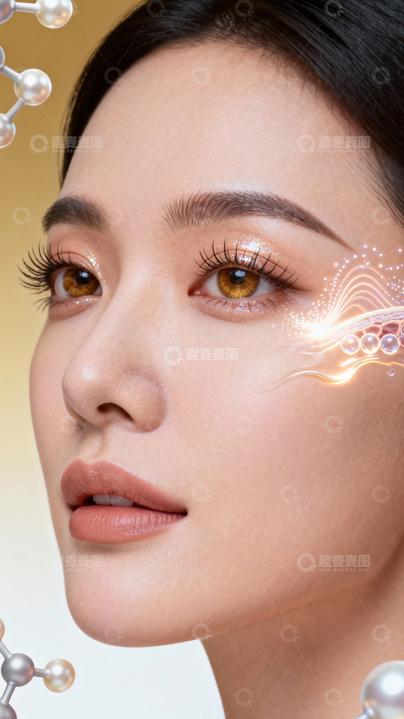 高清大图下载【趣麦麦图】质感模特冷艳高级2