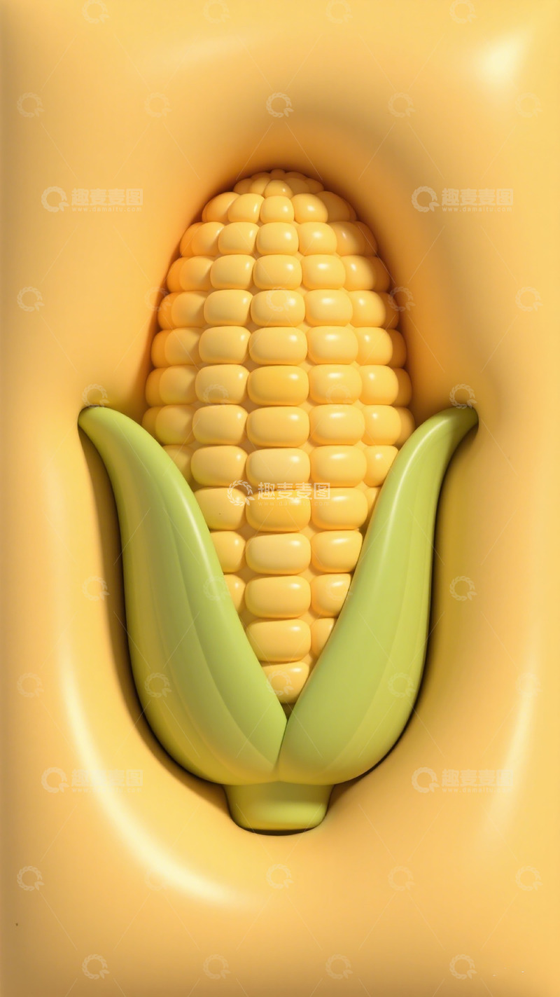 高清大图下载【趣麦麦图】-卡通玉米玩具造型设计