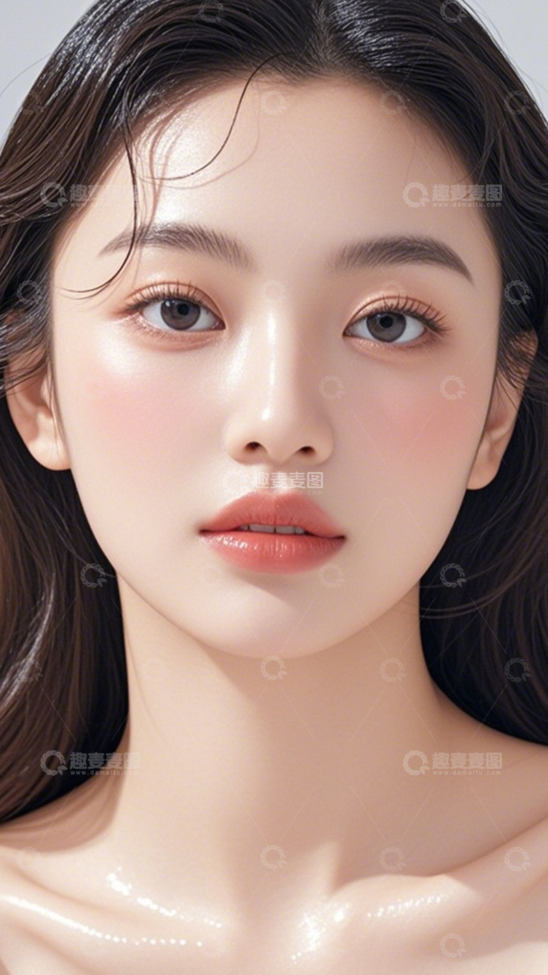 高清大图下载【趣麦麦图】质感模特冷艳高级14