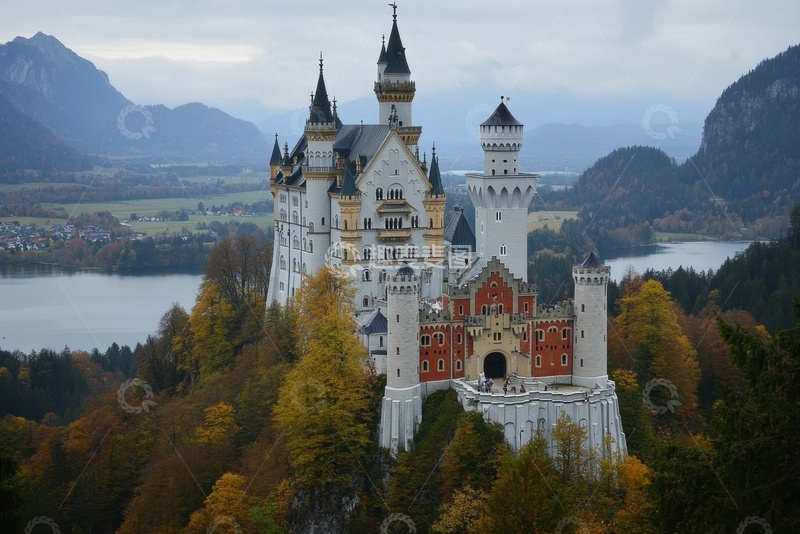 高清大图下载【趣麦麦图】高大雄伟的城堡建筑