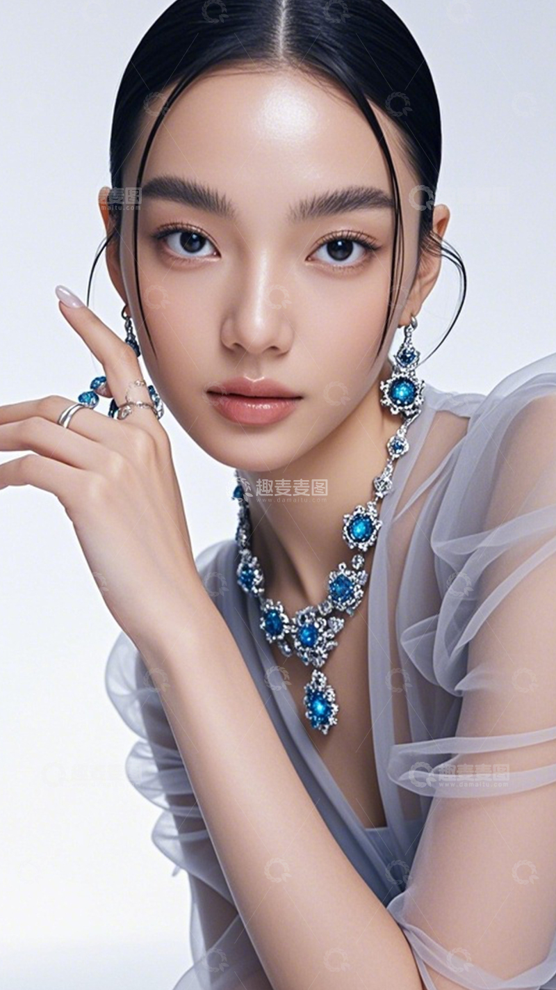 高清大图下载【趣麦麦图】-质感模特冷艳高级5