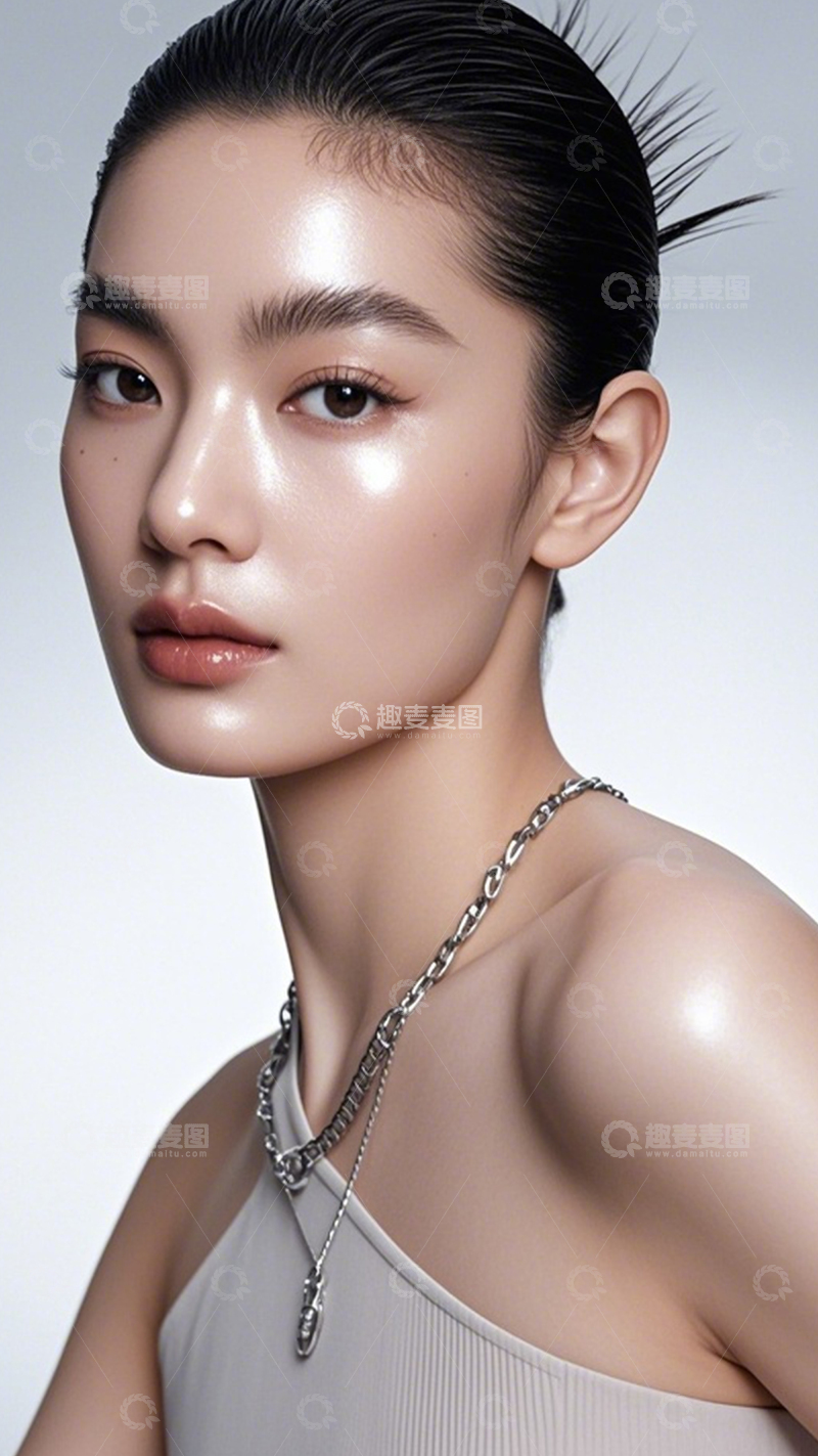 高清大图下载【趣麦麦图】-质感模特冷艳高级4