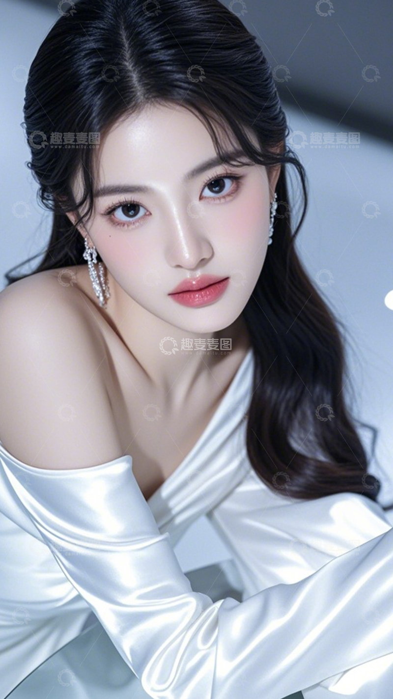 高清大图下载【趣麦麦图】-氛围感美学模特11