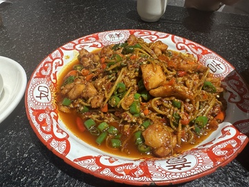 中式美食大盘鸡