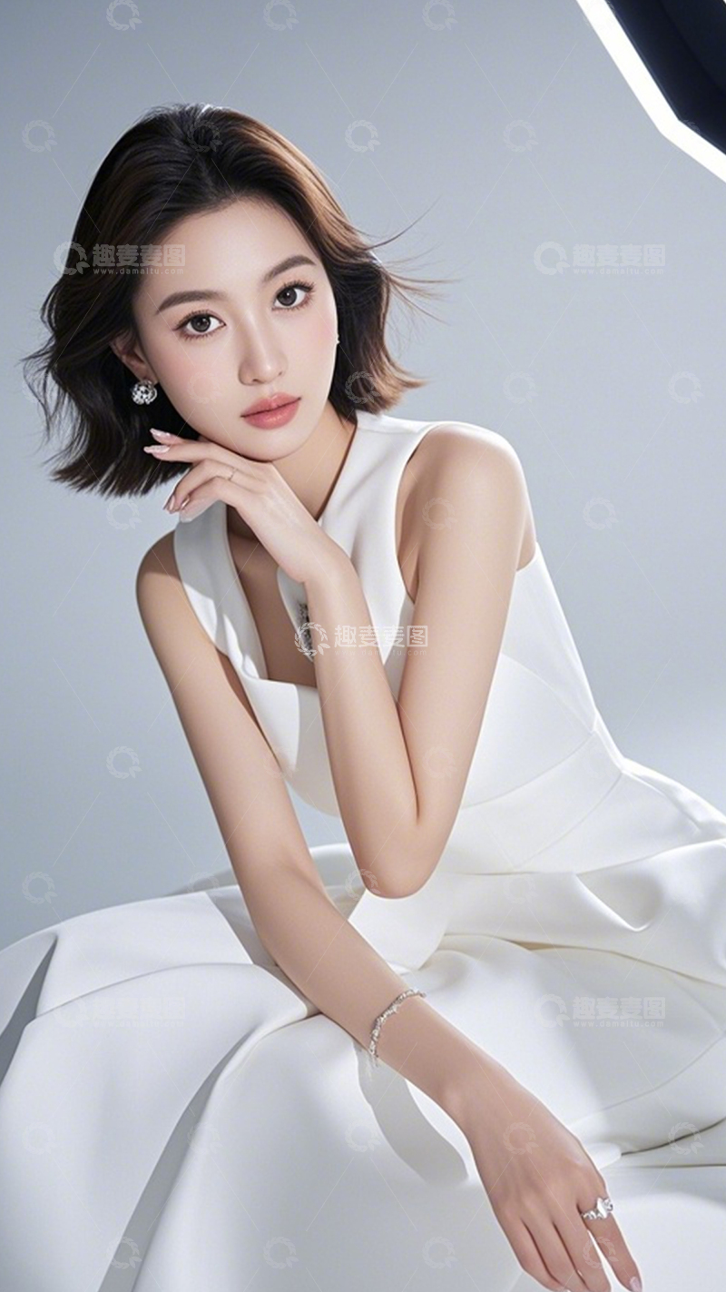 高清大图下载【趣麦麦图】氛围感美学模特20