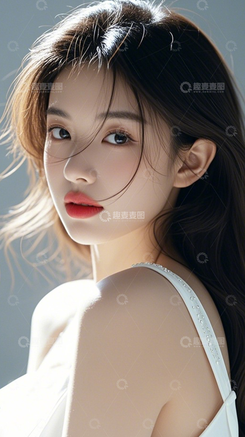 高清大图下载【趣麦麦图】氛围感美学模特14