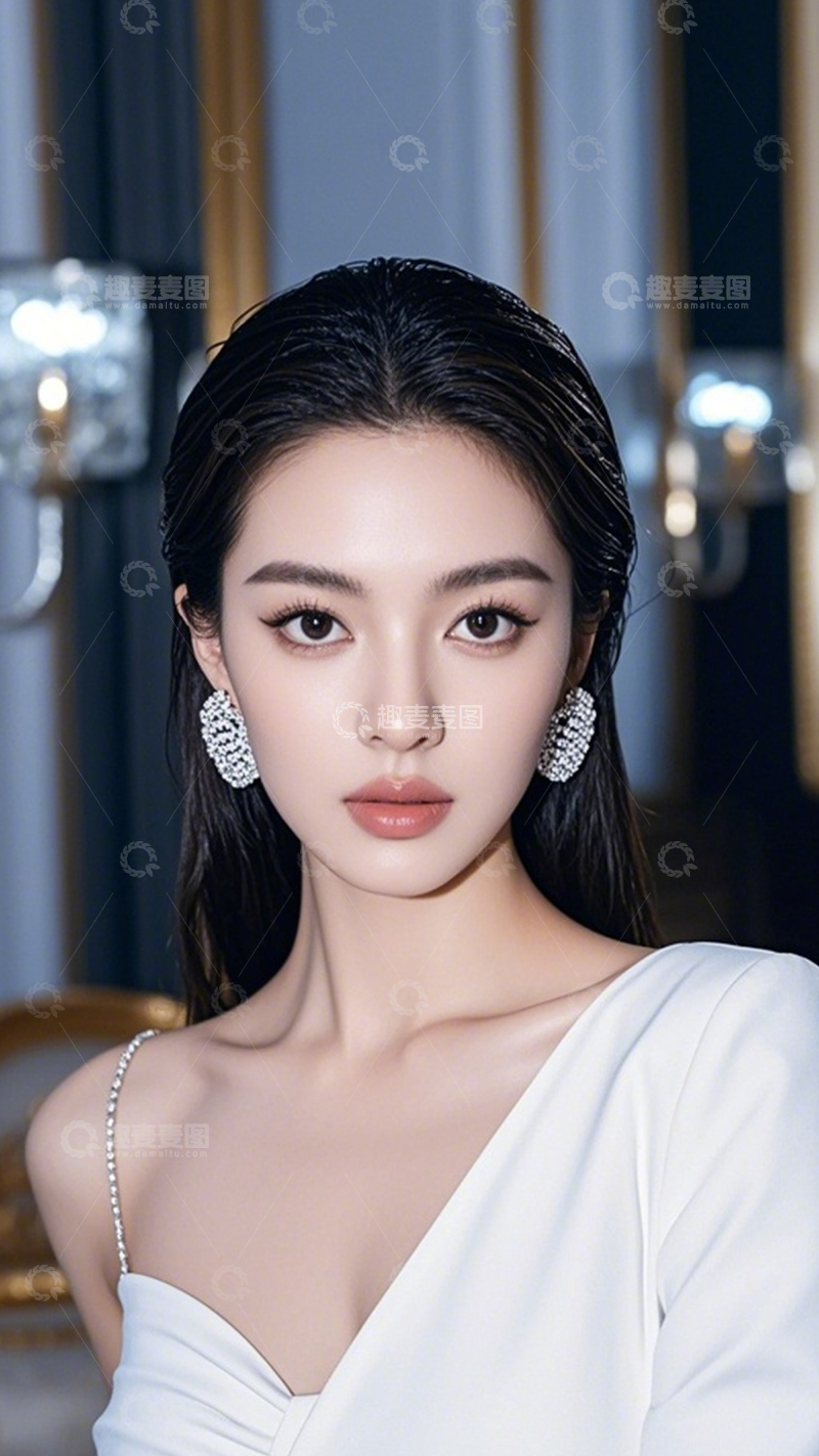 高清大图下载【趣麦麦图】时尚精致模特2