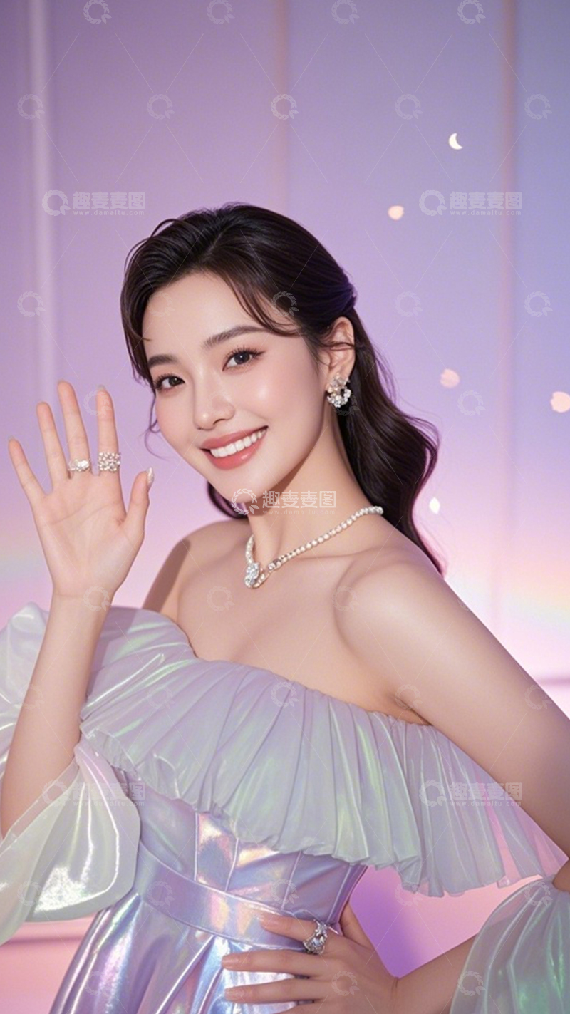 高清大图下载【趣麦麦图】氛围感美学模特9