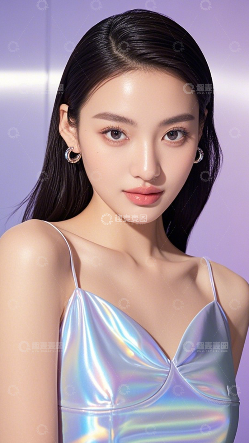 高清大图下载【趣麦麦图】柔美感高级时尚模特5