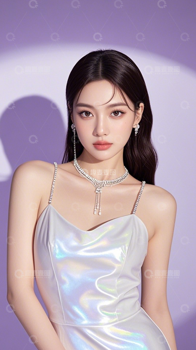 高清大图下载【趣麦麦图】-柔美感高级时尚模特3