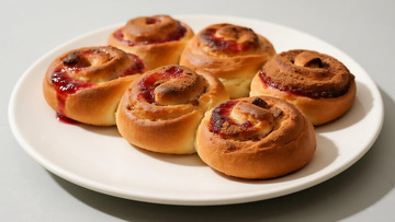 美食烧烤之烤制小面包