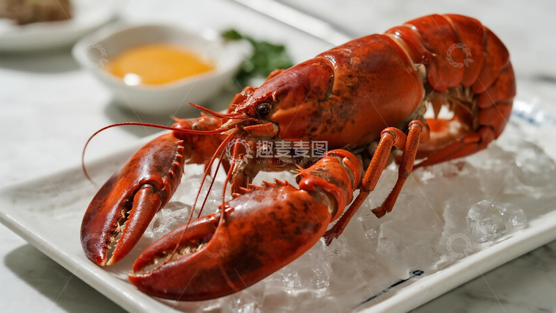 高清大图下载【趣麦麦图】美食烧烤之盐烤小龙虾