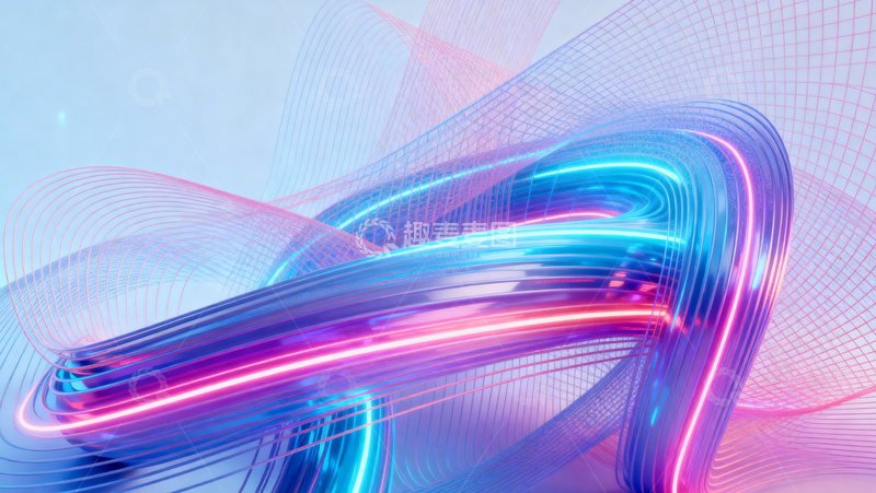 高清大图下载【趣麦麦图】科技风数据背景038