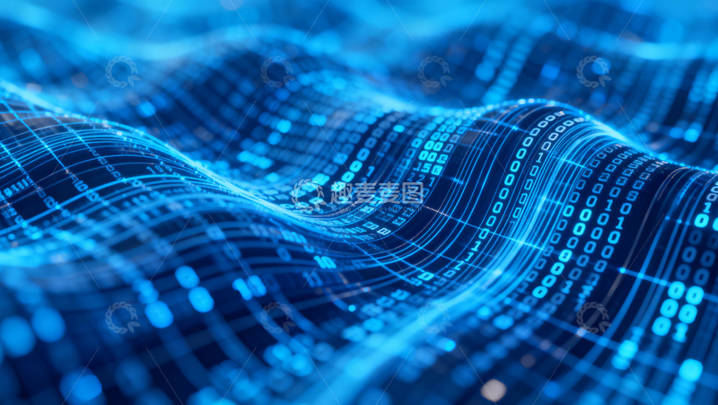 高清大图下载【趣麦麦图】科技风数据背景081
