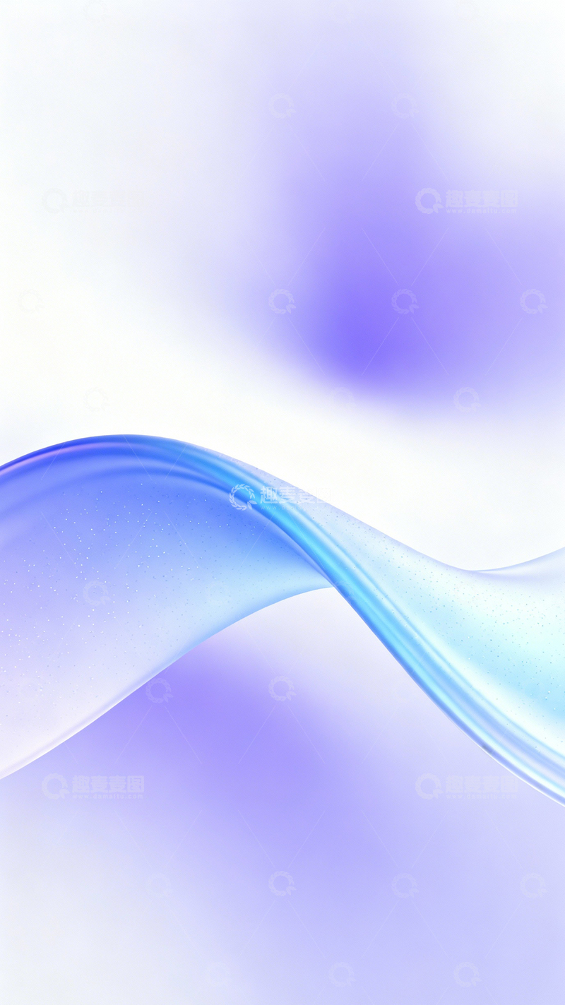 高清大图下载【趣麦麦图】蓝紫流体梦幻质感1