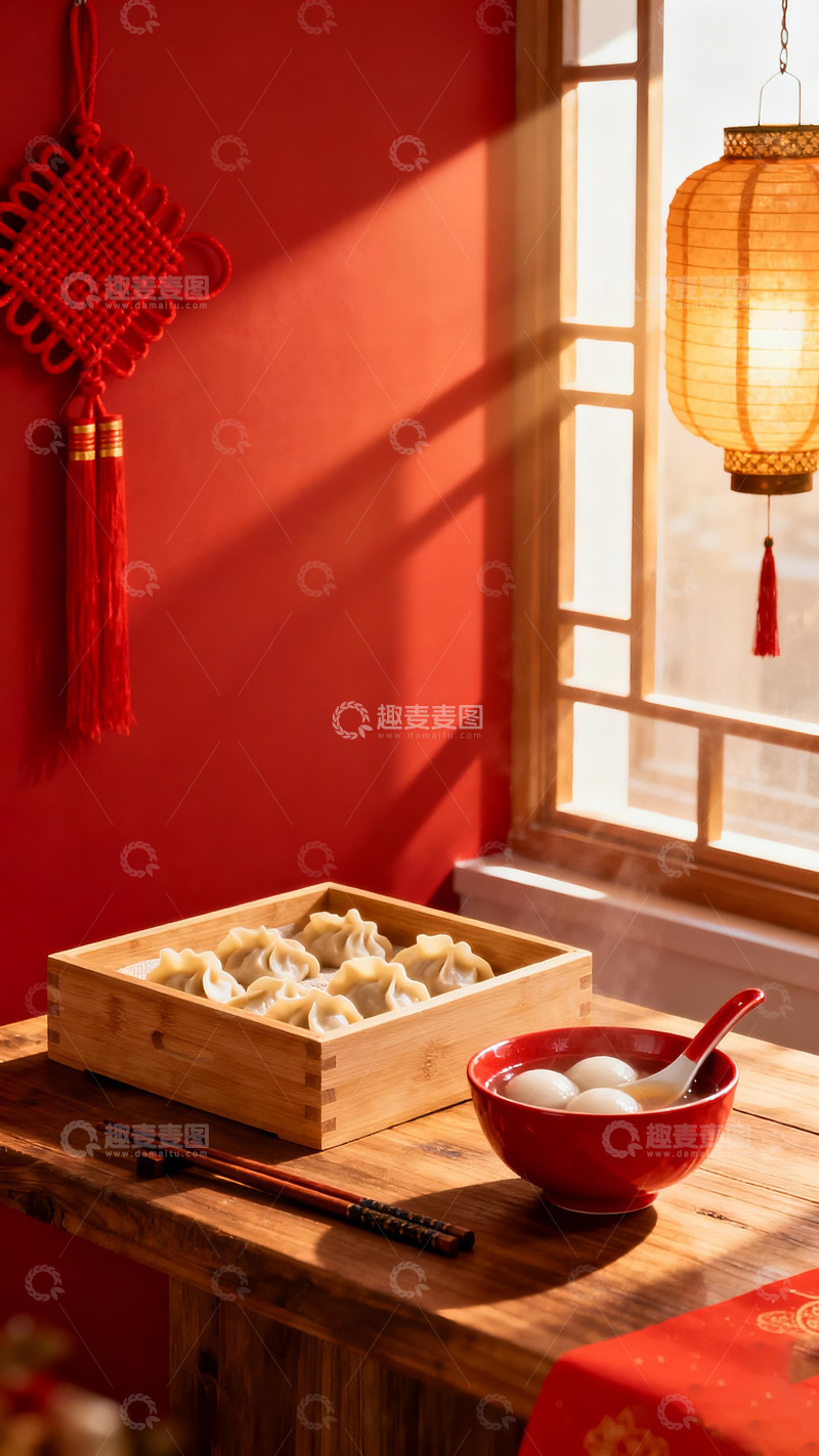 高清大图下载【趣麦麦图】饺子冬至节日美食摄影