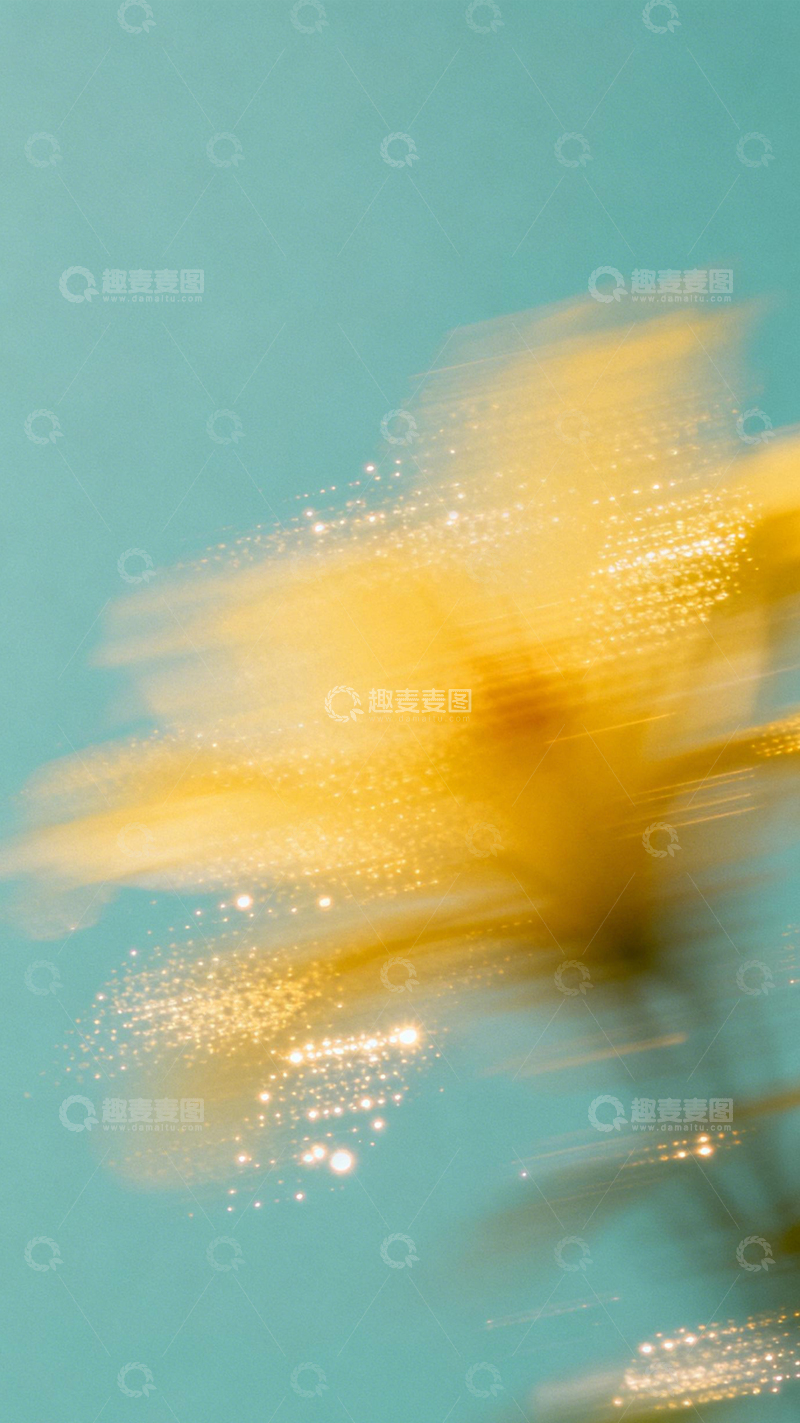 高清大图下载【趣麦麦图】黄绿撞色金色光斑1