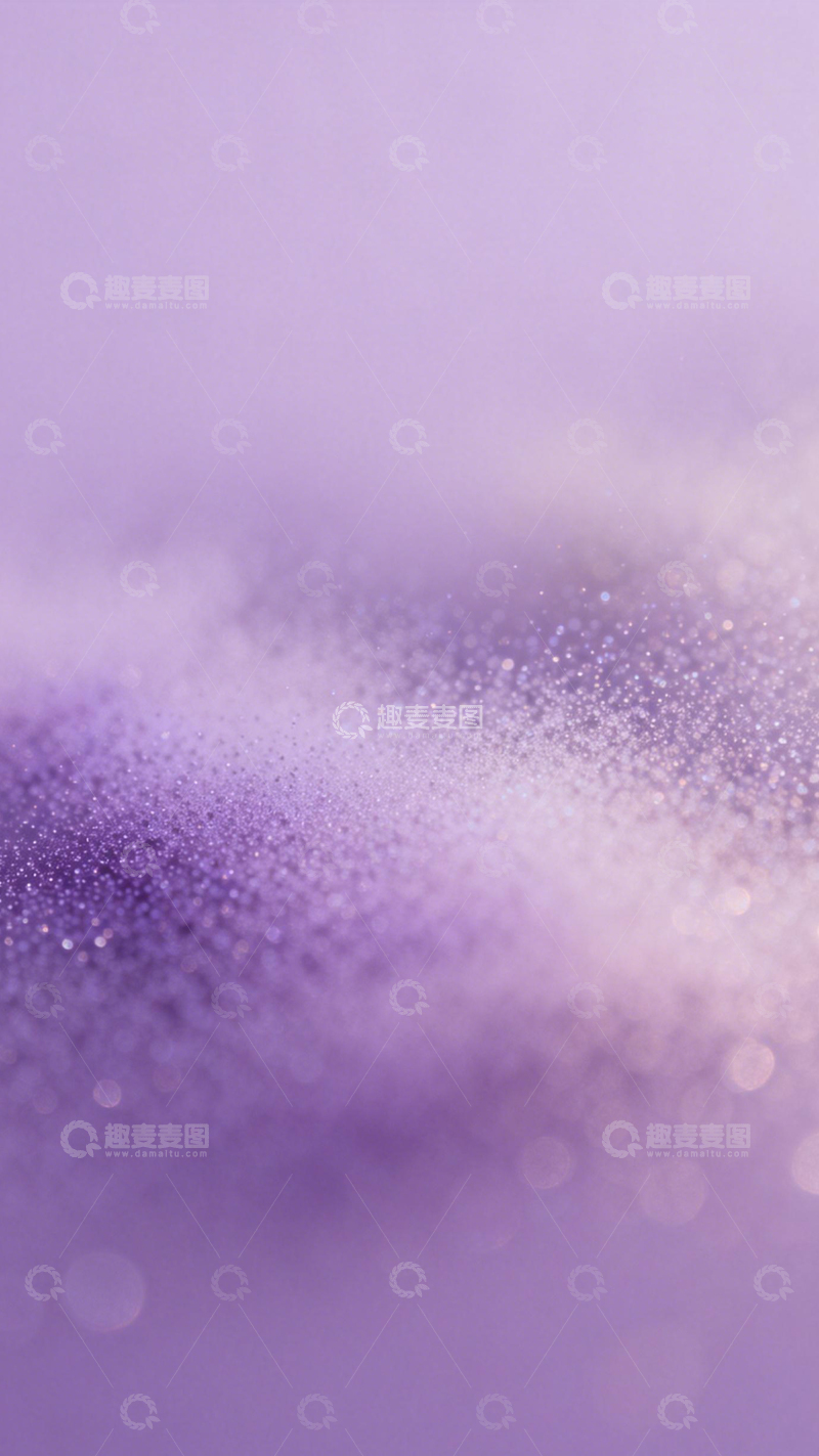 高清大图下载【趣麦麦图】紫色朦胧梦幻光斑