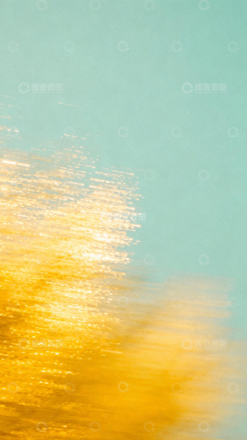 高清大图下载【趣麦麦图】金蓝渐变梦幻光斑1