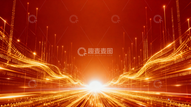 高清大图下载【趣麦麦图】主视觉KV背景026