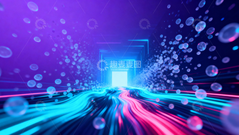 高清大图下载【趣麦麦图】主视觉KV背景006