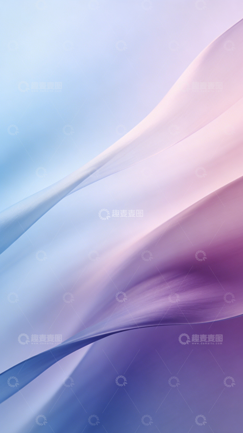 高清大图下载【趣麦麦图】蓝紫流体简约质感3