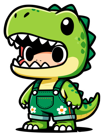 Q版霸王龙卡通风格