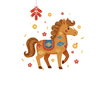 16卡通马年漫画