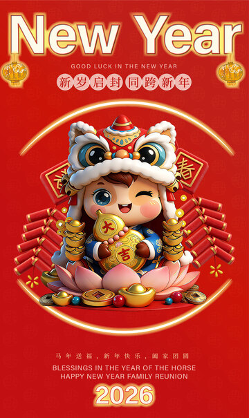 马年海报设计