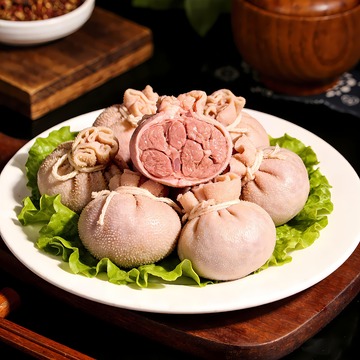 一盘肚包肉美食