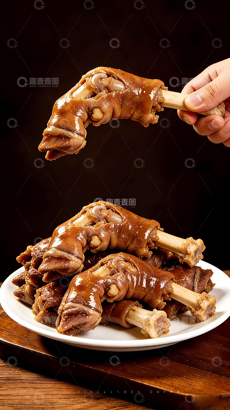 高清大图下载【趣麦麦图】路羊蹄煮羊蹄