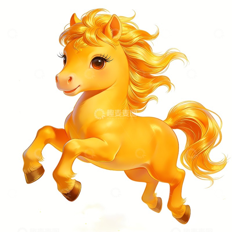 高清大图下载【趣麦麦图】-2026马年马素材