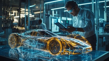 未来科技汽车设计概念图