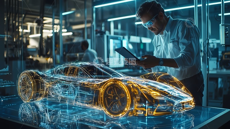 高清大图下载【趣麦麦图】未来科技汽车设计概念图