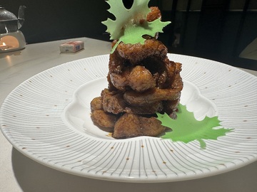 精致美食炸物摆盘