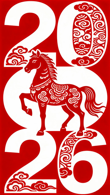 马年创意数字艺术