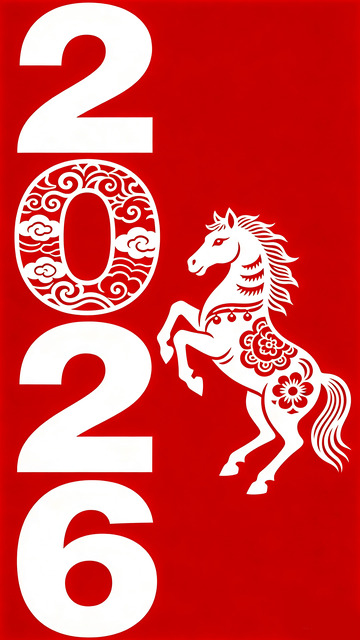 马年吉祥剪纸艺术