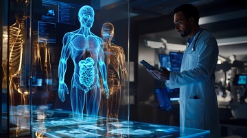 未来科技医学实验室场景