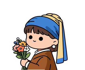 戴珍珠耳环的女孩