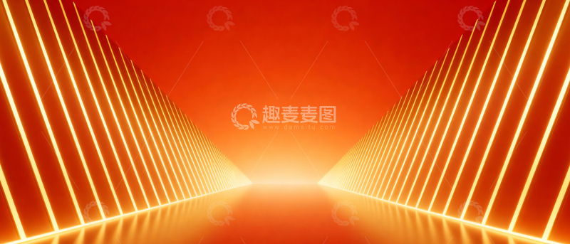 高清大图下载【趣麦麦图】主视觉KV背景_宽屏054