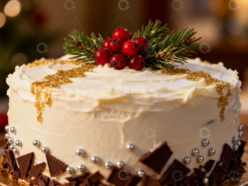 源文件下载【趣麦麦图】圣诞主题蛋糕摄影2