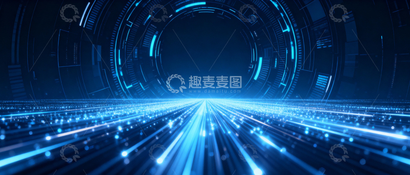 高清大图下载【趣麦麦图】主视觉KV背景_宽屏086