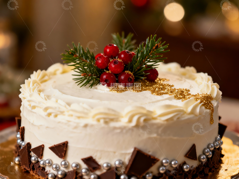 源文件下载【趣麦麦图】圣诞主题蛋糕摄影3