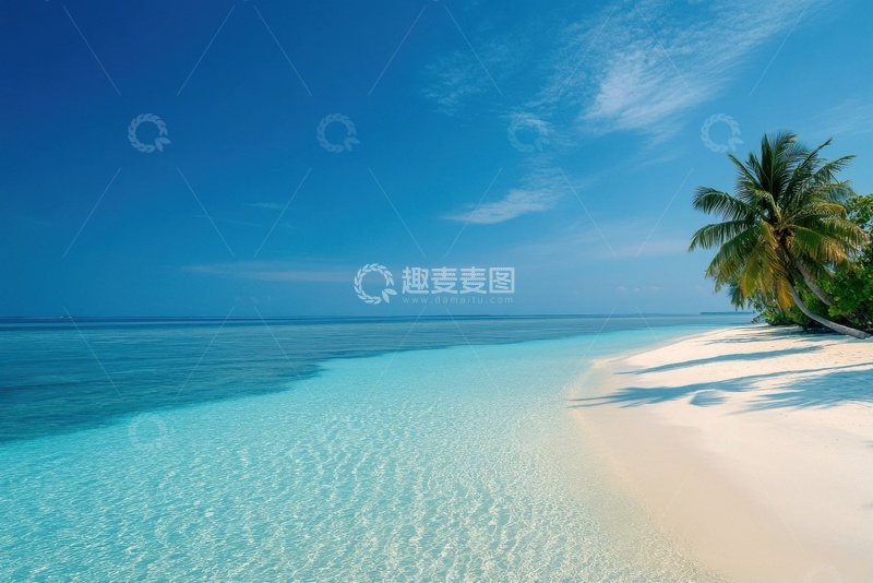 高清大图下载【趣麦麦图】夏季热带沙滩海域