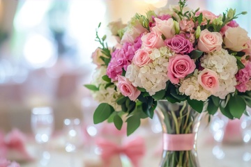 一束手捧花花卉花束