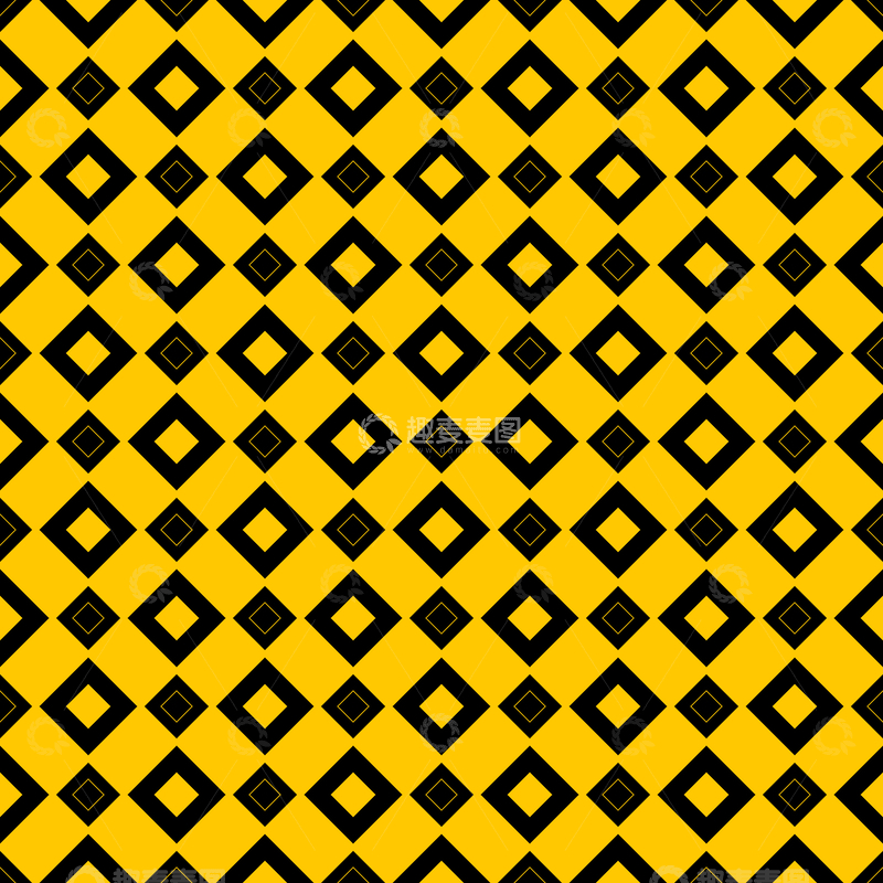 源文件下载【趣麦麦图】黄黑几何花纹背景图95