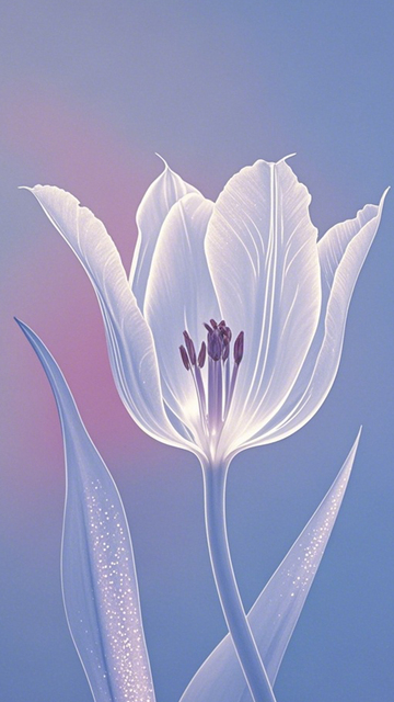 蓝调郁金香通透质感3