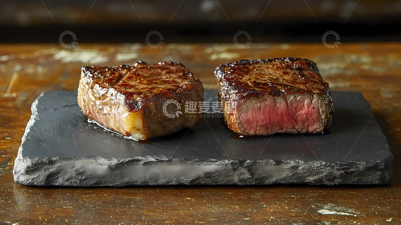 高清大图下载【趣麦麦图】石板牛排美食摄影商业